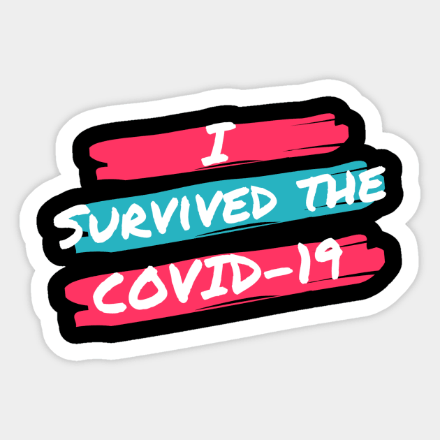 I survived the COVID-19 Sticker by ronfer